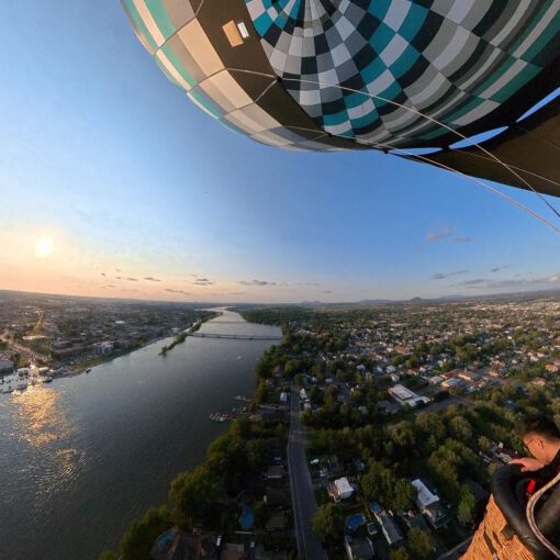 Montréal en montgolfiere