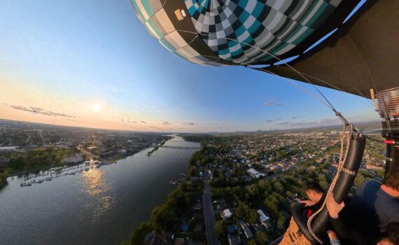 Montréal en montgolfiere